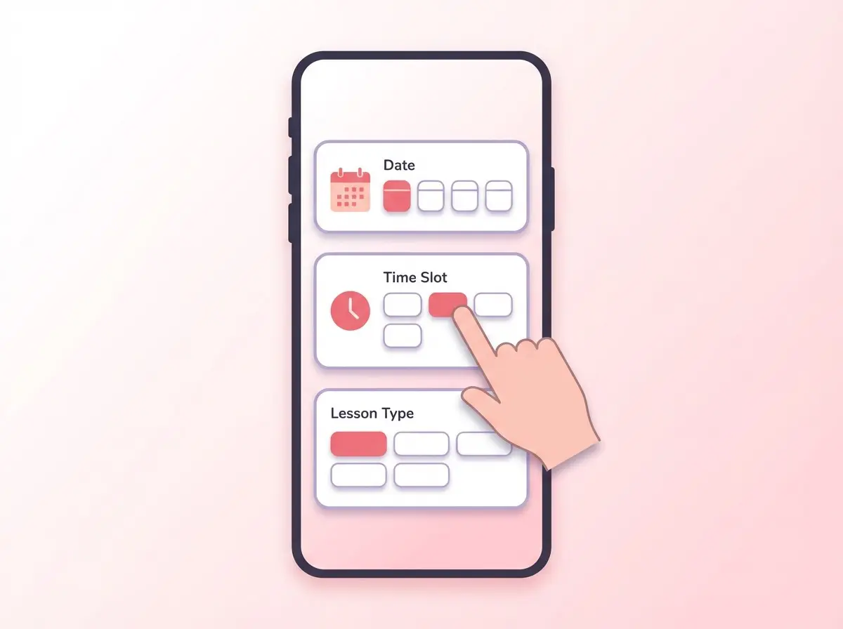 予約内容を選択 - ステップ2