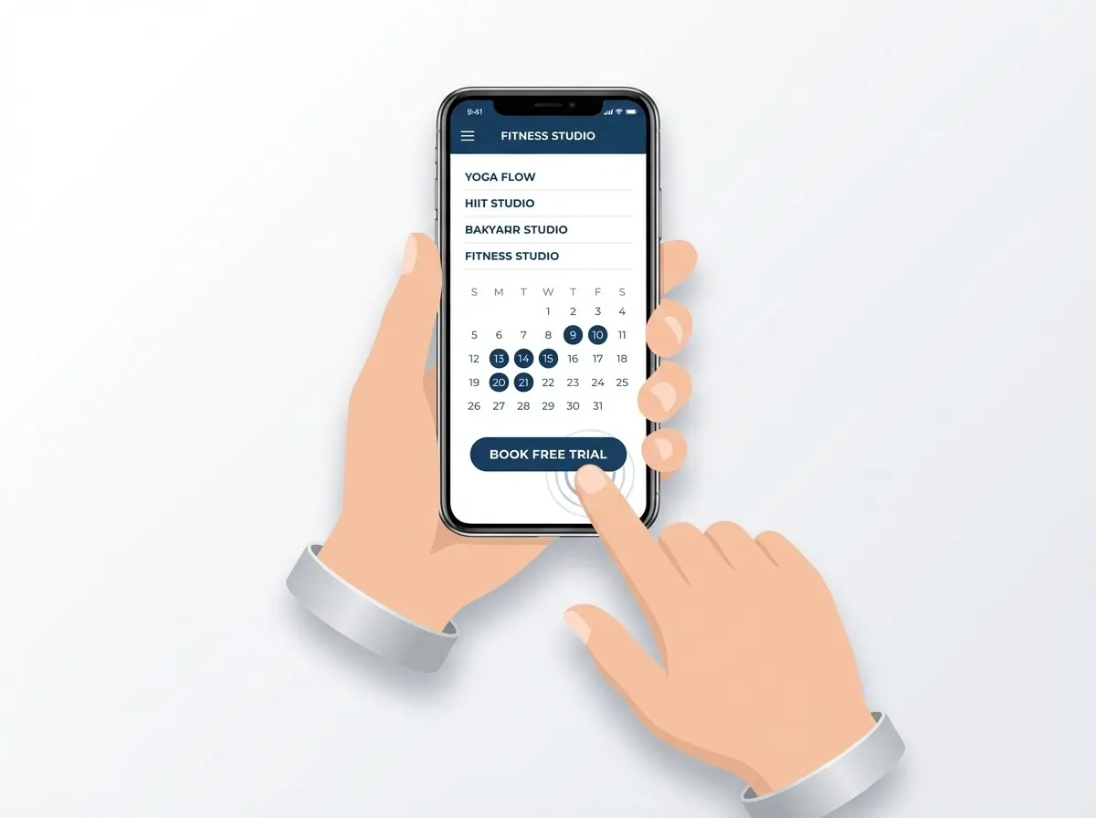 公式サイトで予約 - ステップ1