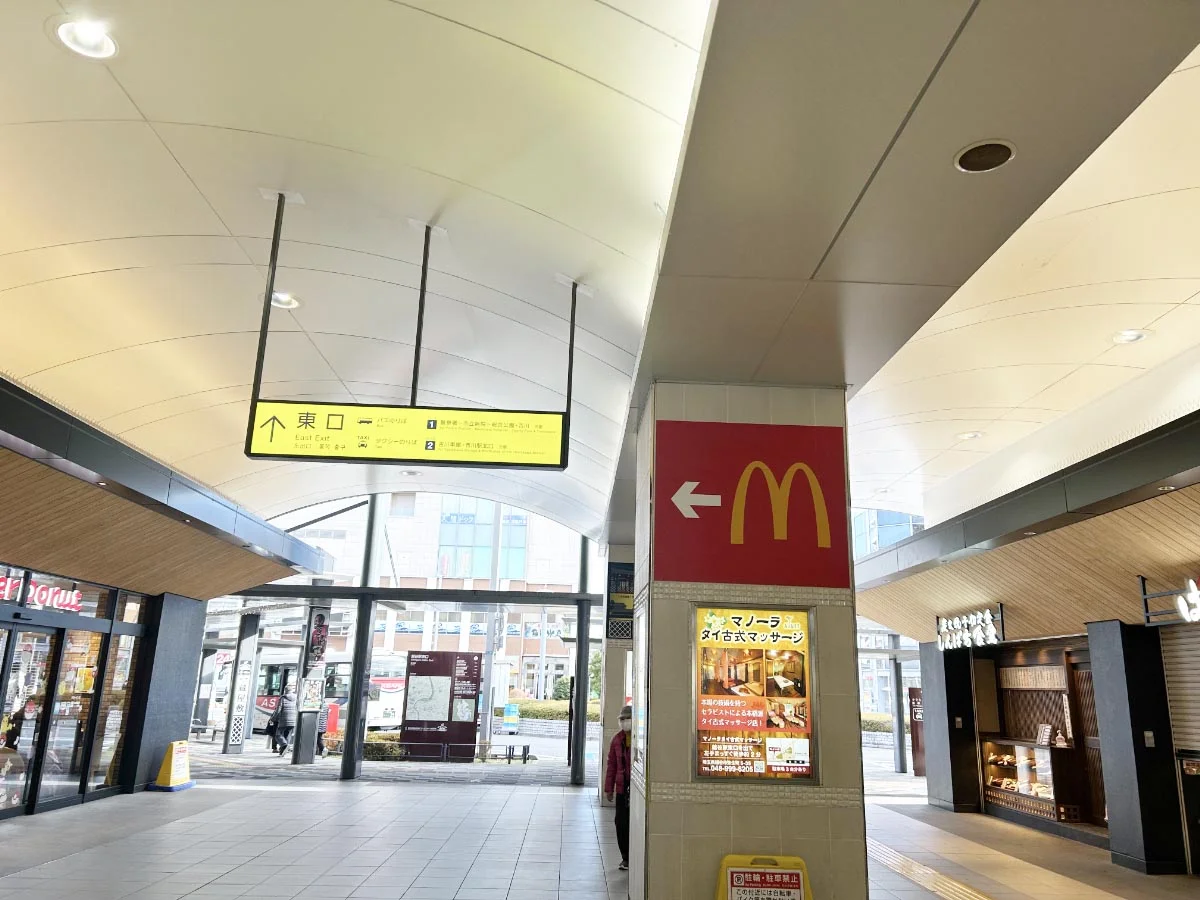 越谷店 徒歩ルート 1