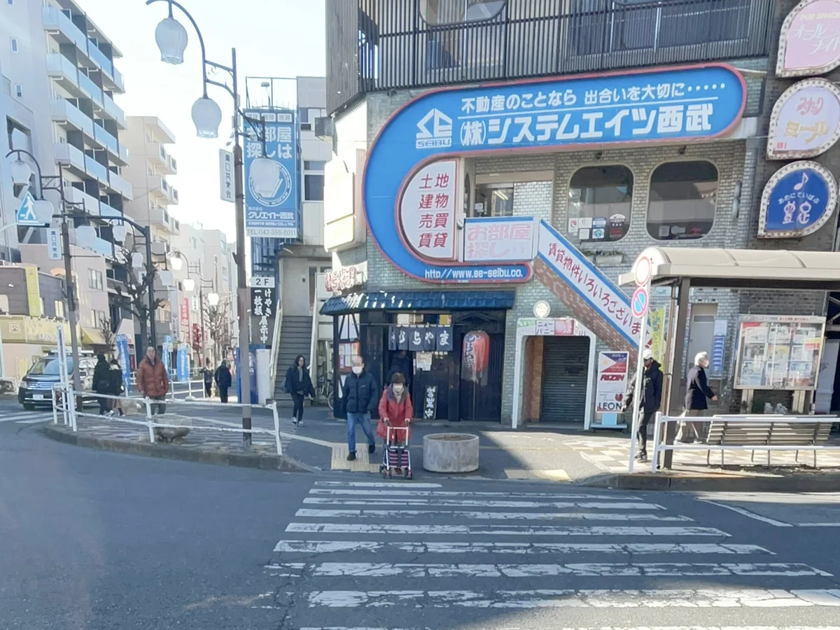 久米川店 徒歩ルート 2