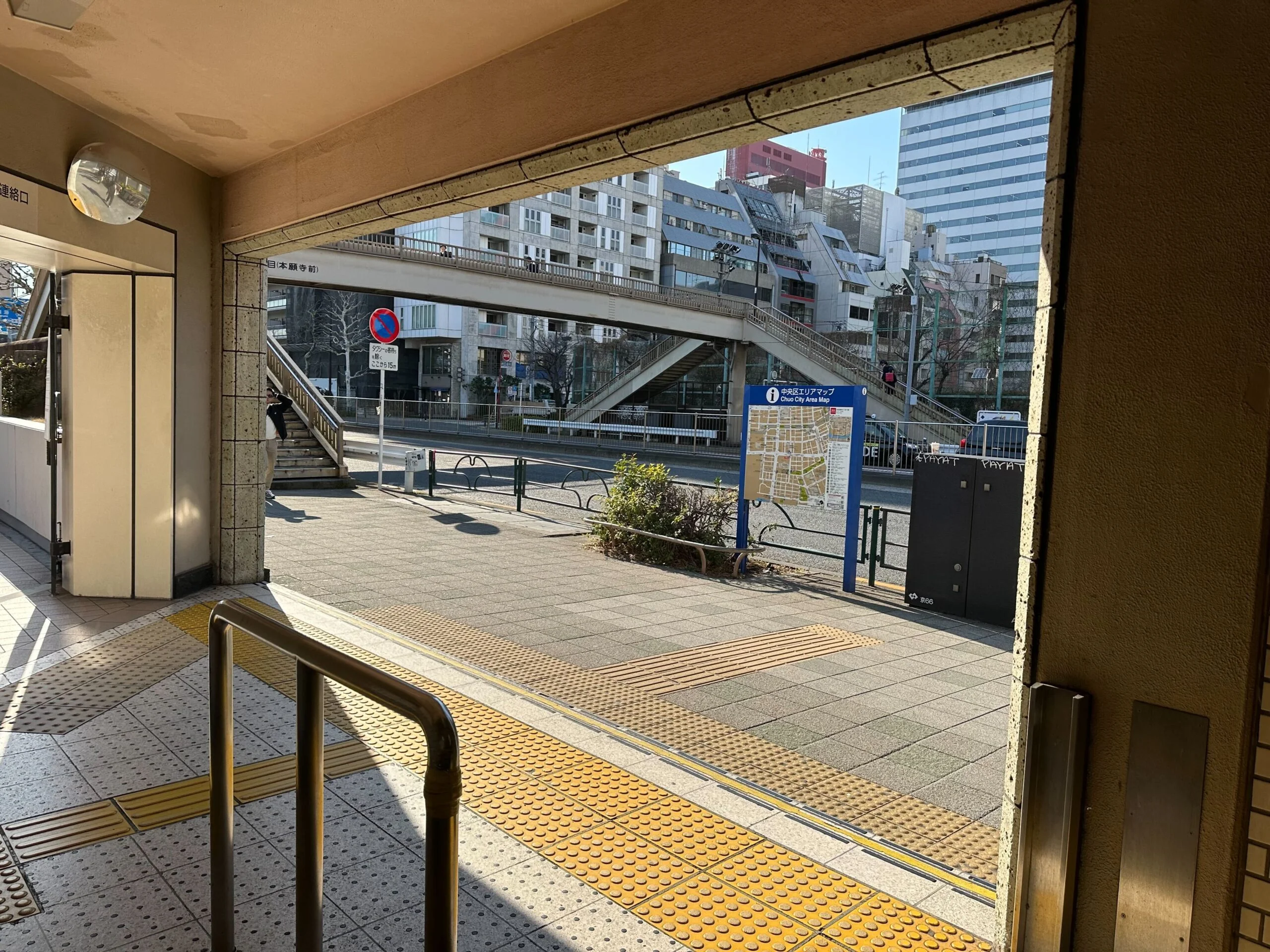 築地店 徒歩ルート 2