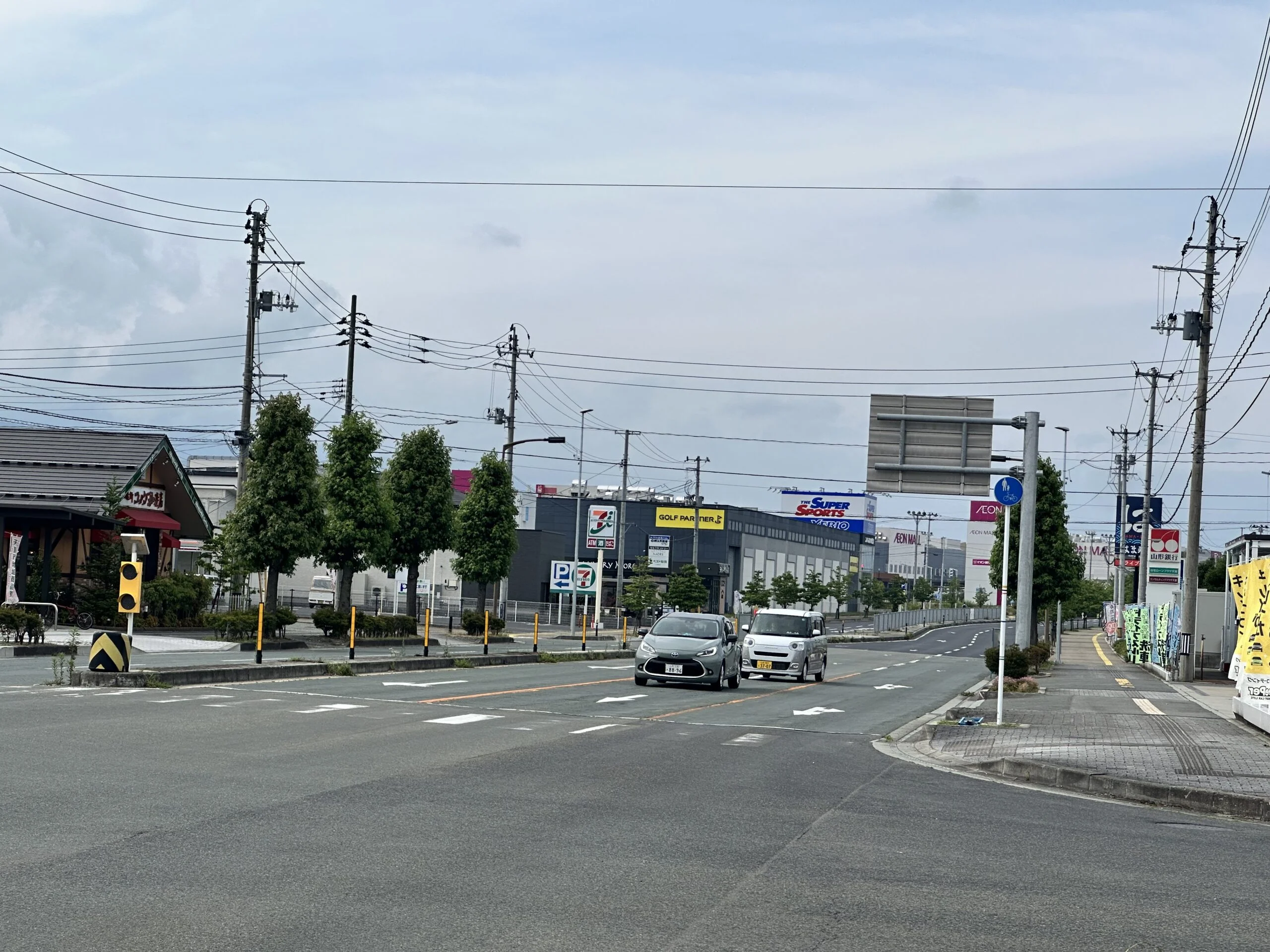 山形天童店 徒歩ルート 1