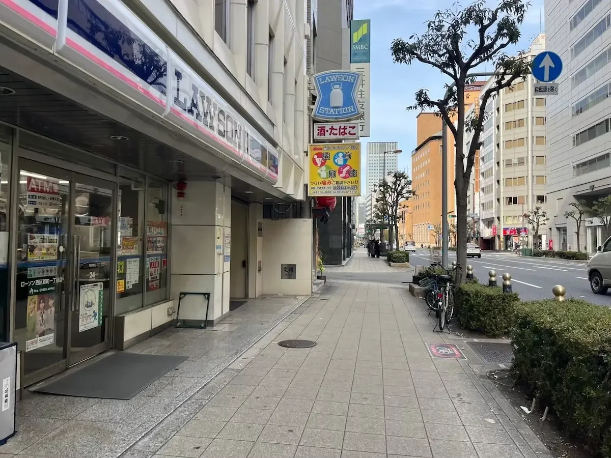 四ツ橋店 徒歩ルート 4