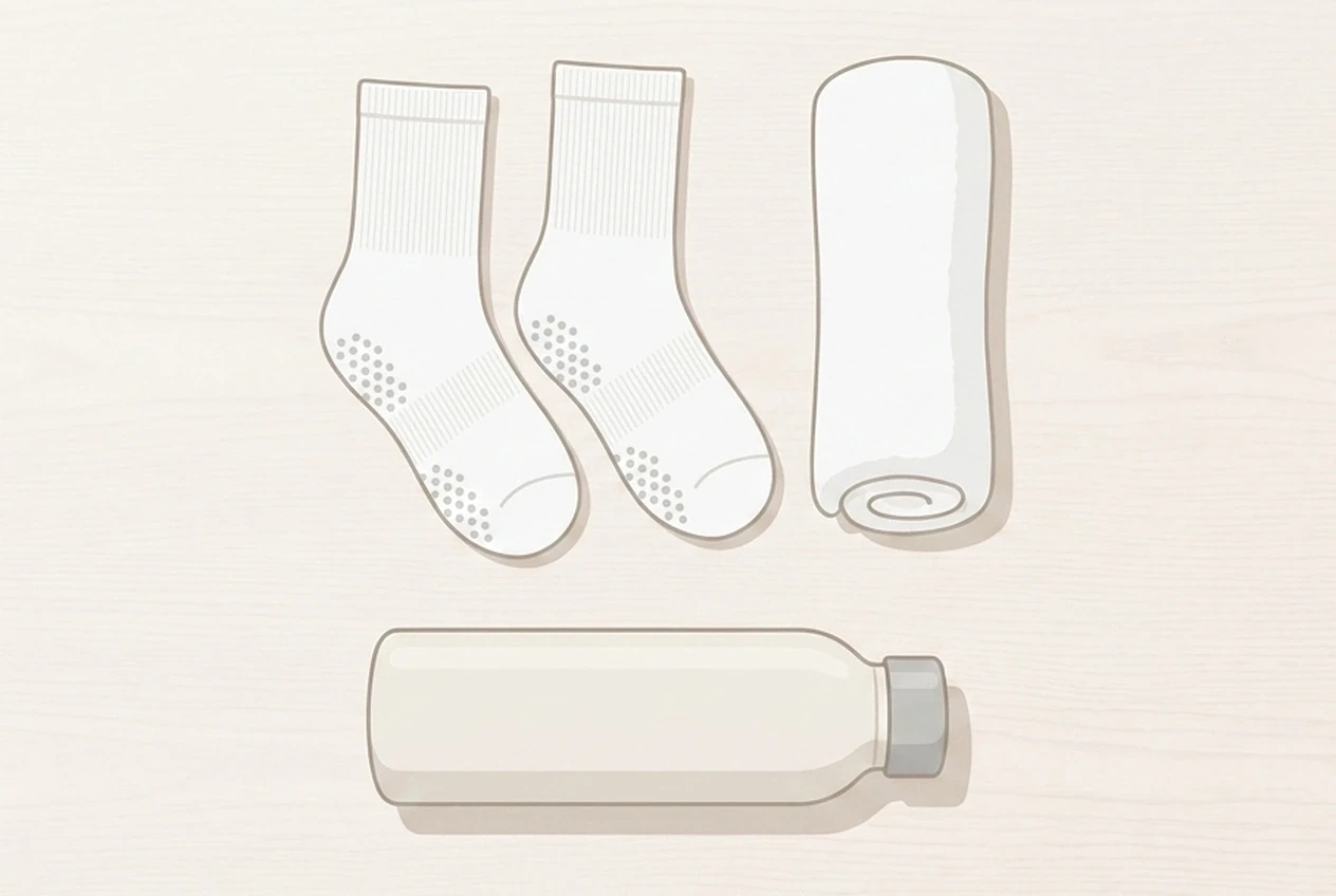 体験レッスンに自分で用意するもののイメージ